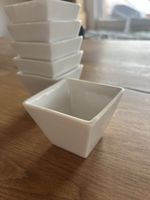 6x viereckige Apero Schälchen