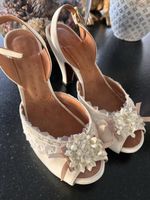 Chie Mihara elegante beige Sandalen Pumps Gr. 38