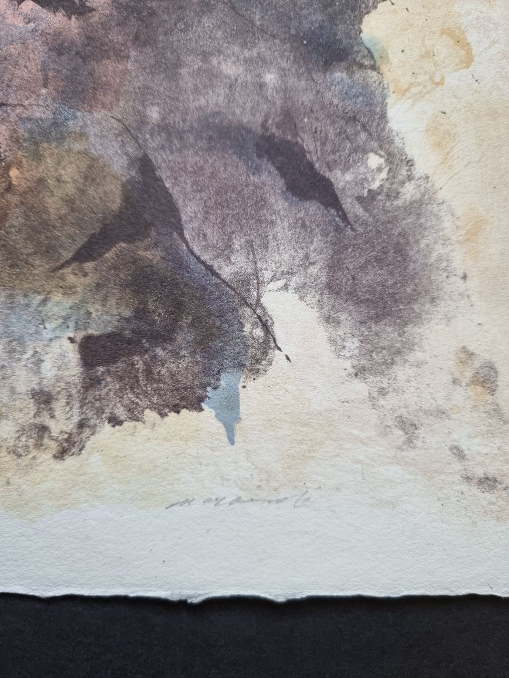 Grafiken & Lithographien: MICHELE MAINOLI LITHOGRAPHIE SIGNIERT NUMMERIERT – Gebraucht aus Gersau von kunst-online 3