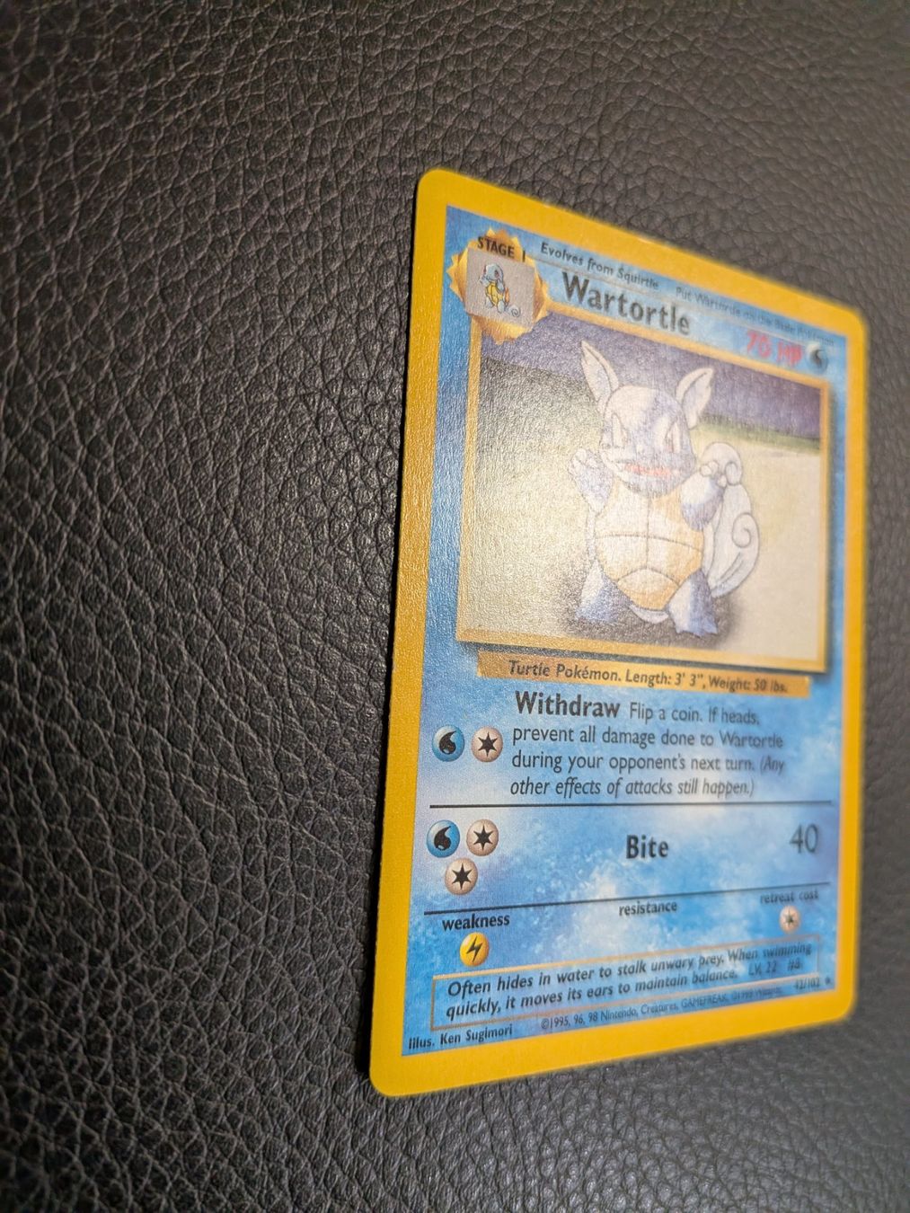 Pokémon Carte collezionabili: Base Set Wartortle 42/102 Ab 1 – Usato da Paradiso venduto da Pkmn10 2