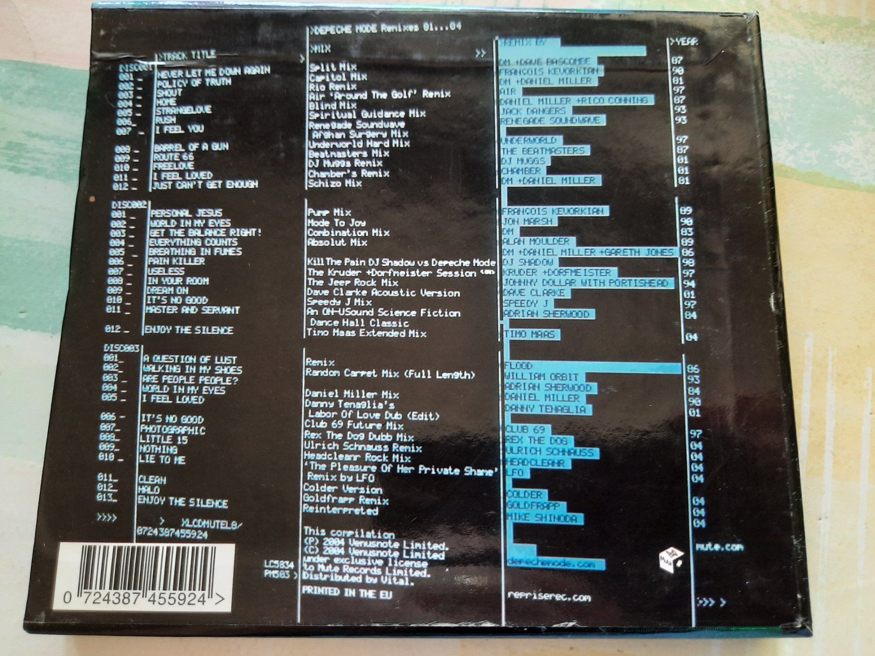 CD: Cd Depeche Mode - Remixes 81 - 04 3 Cds – Usato da Pully venduto da bro_n52j 1