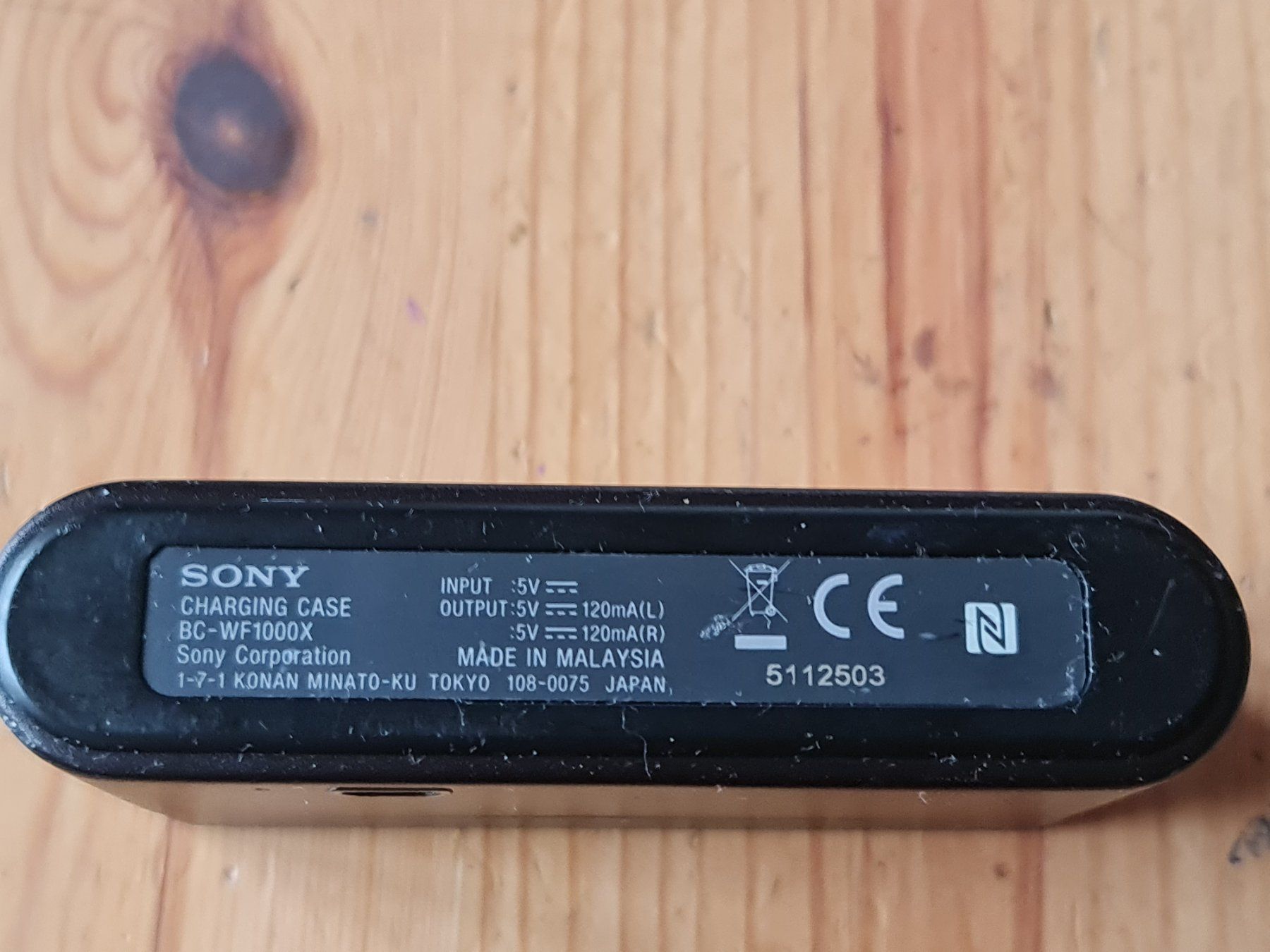 Sony Caricabatterie: Sony BC-WF 1000X Charging Case – Usato da Winterthur venduto da Hai6 1