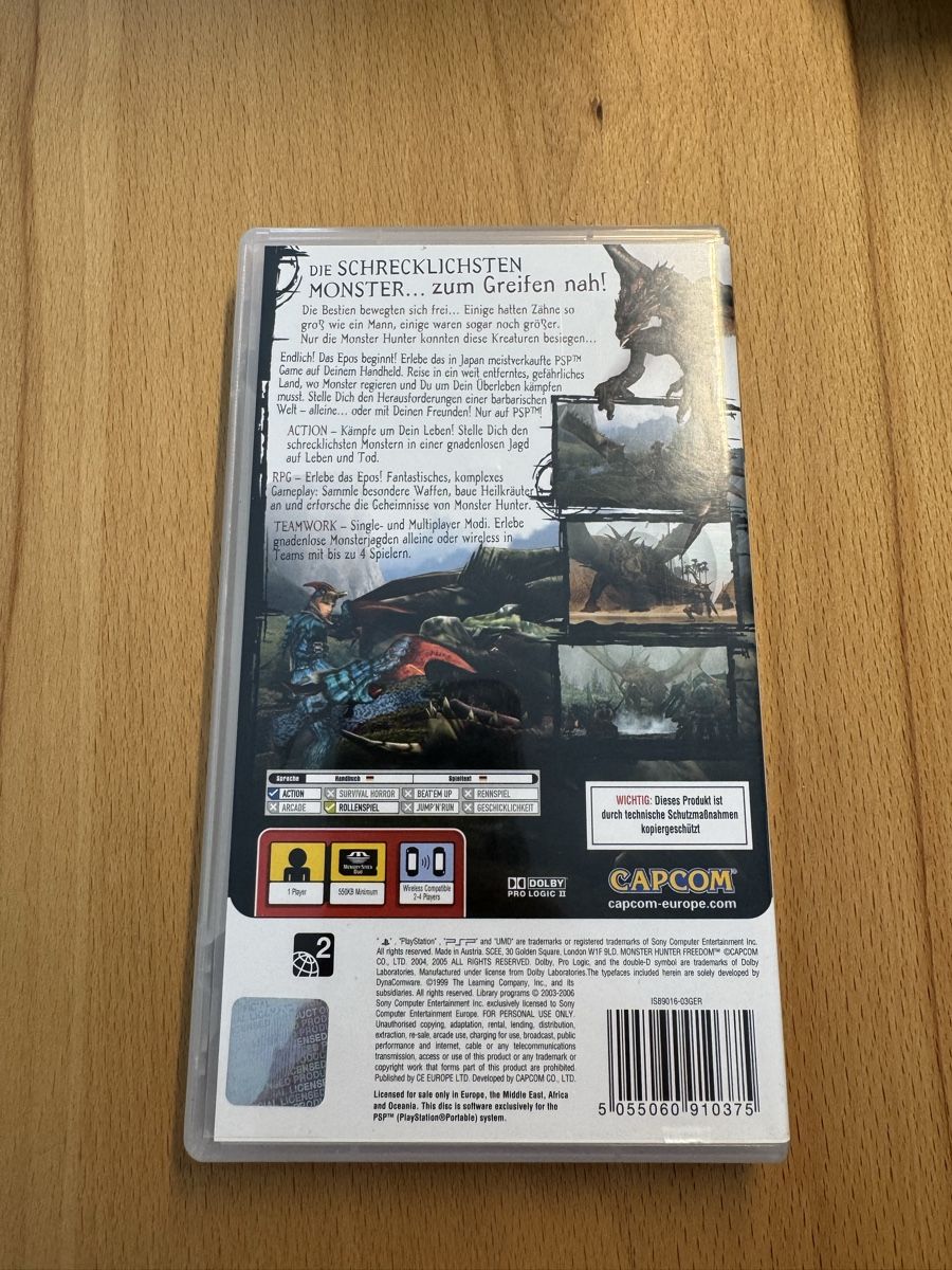 Giochi: Monster Hunter Freedom PSP Game – Usato da Wil SG venduto da eid_m7ks 2