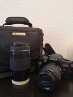 Minolta Dynax 60 + 28-100mm + 75-300mm