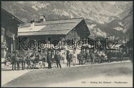 BE Gsteig bei Gstaad - Post - Postkutsche