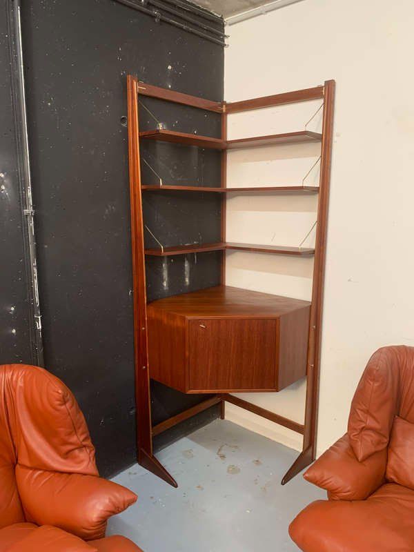 Regale: Mid-Century Eckregal, teak - Denmark 1960er – Gebraucht aus Pregassona von ModernistaCH 8