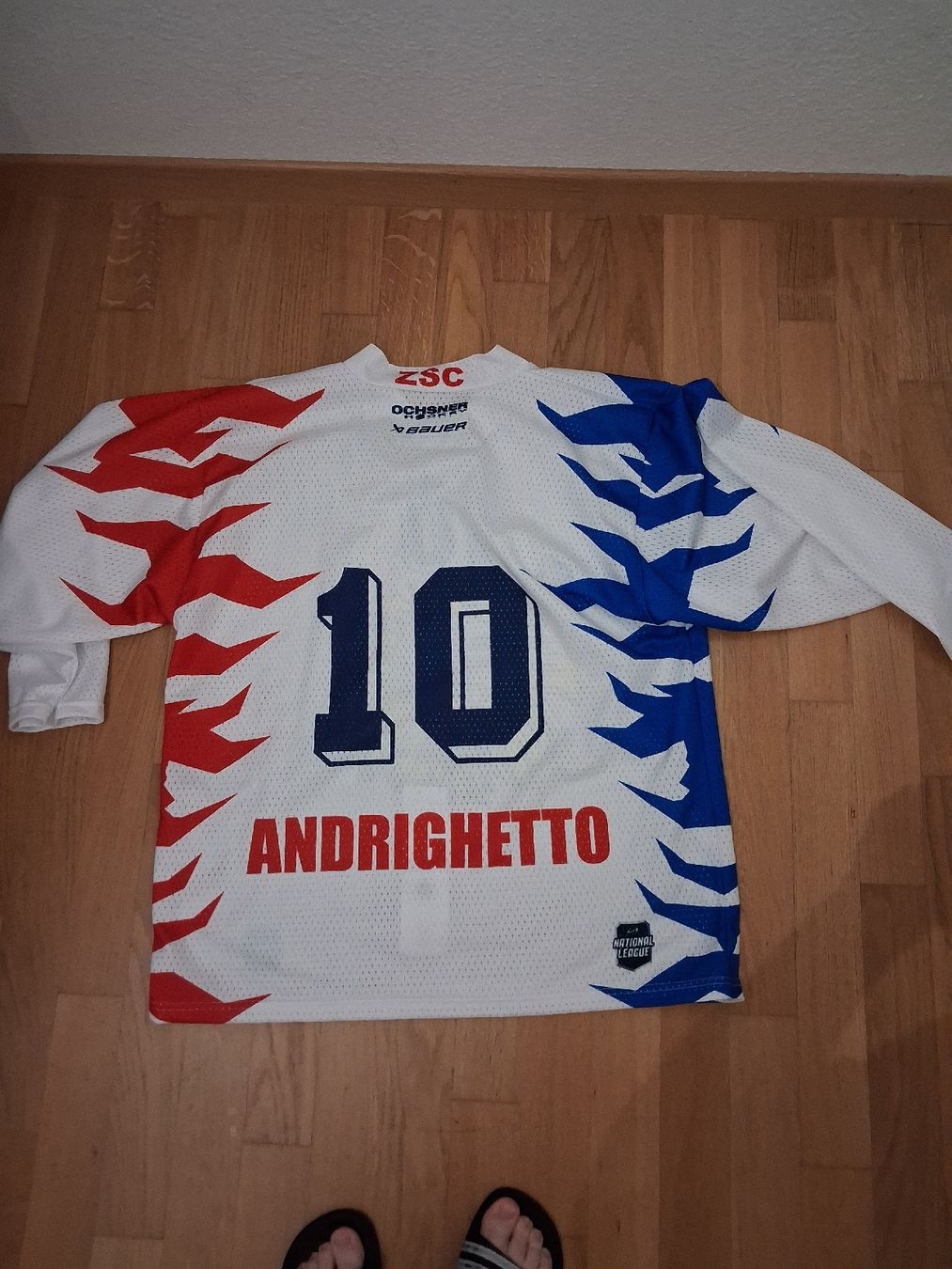 Zsc Lions Canottiere & Pantaloni: Zsc Gameworn Andrighetto  – Usato da Embrach venduto da mar_hj66 1