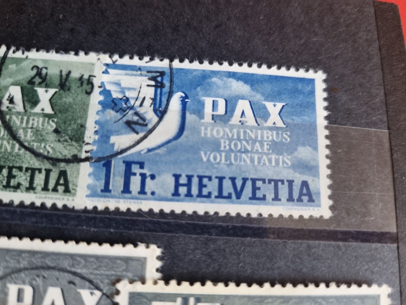 Alle Briefmarken: SAMMLUNG - PAX - DIVERSE WERTE JAHR 1945 – Gebraucht aus Heimenschwand von rog_p7h9 1