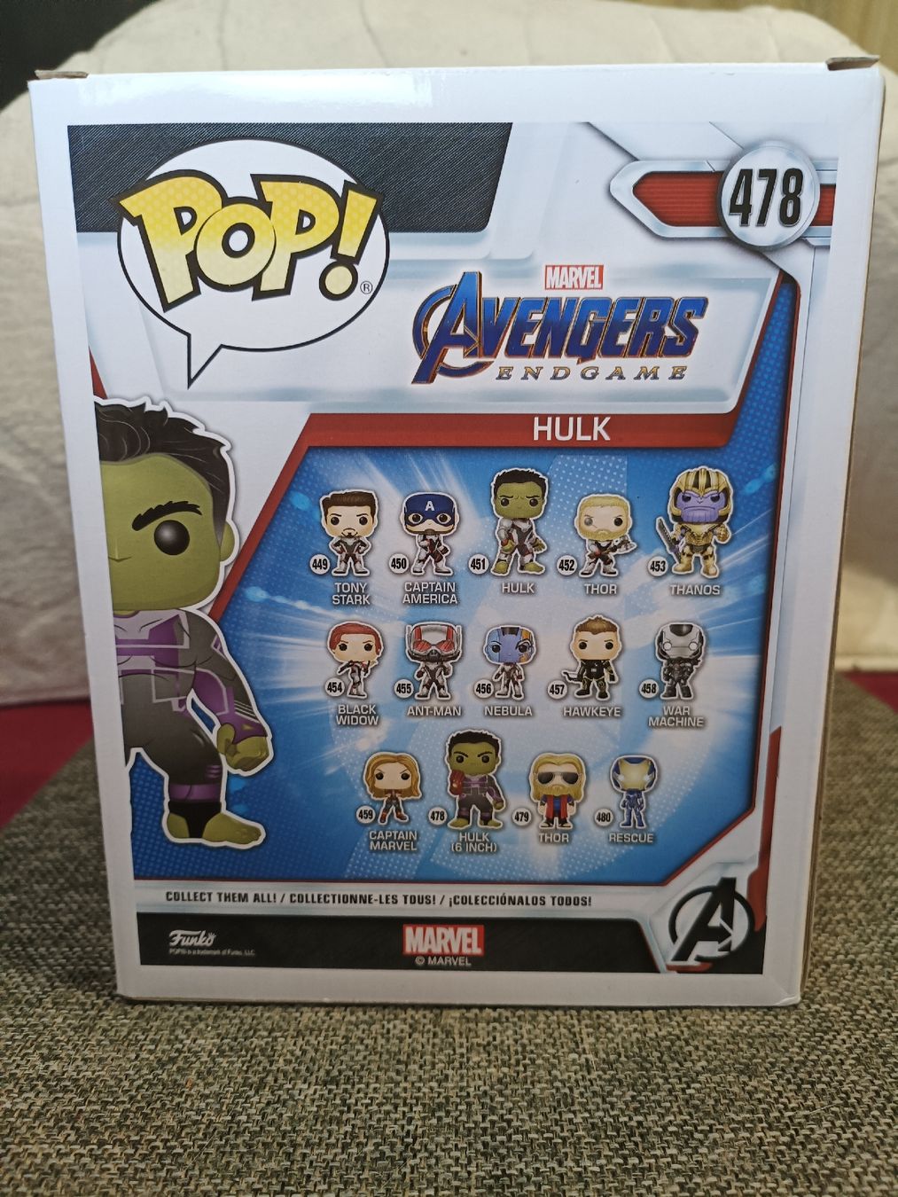 Funko Statuette: Funko Pop! Marvel Avengers - Endgame Hulk #478 – Nuovo (secondo la descrizione) da Thayngen venduto da Remobuehrer 1