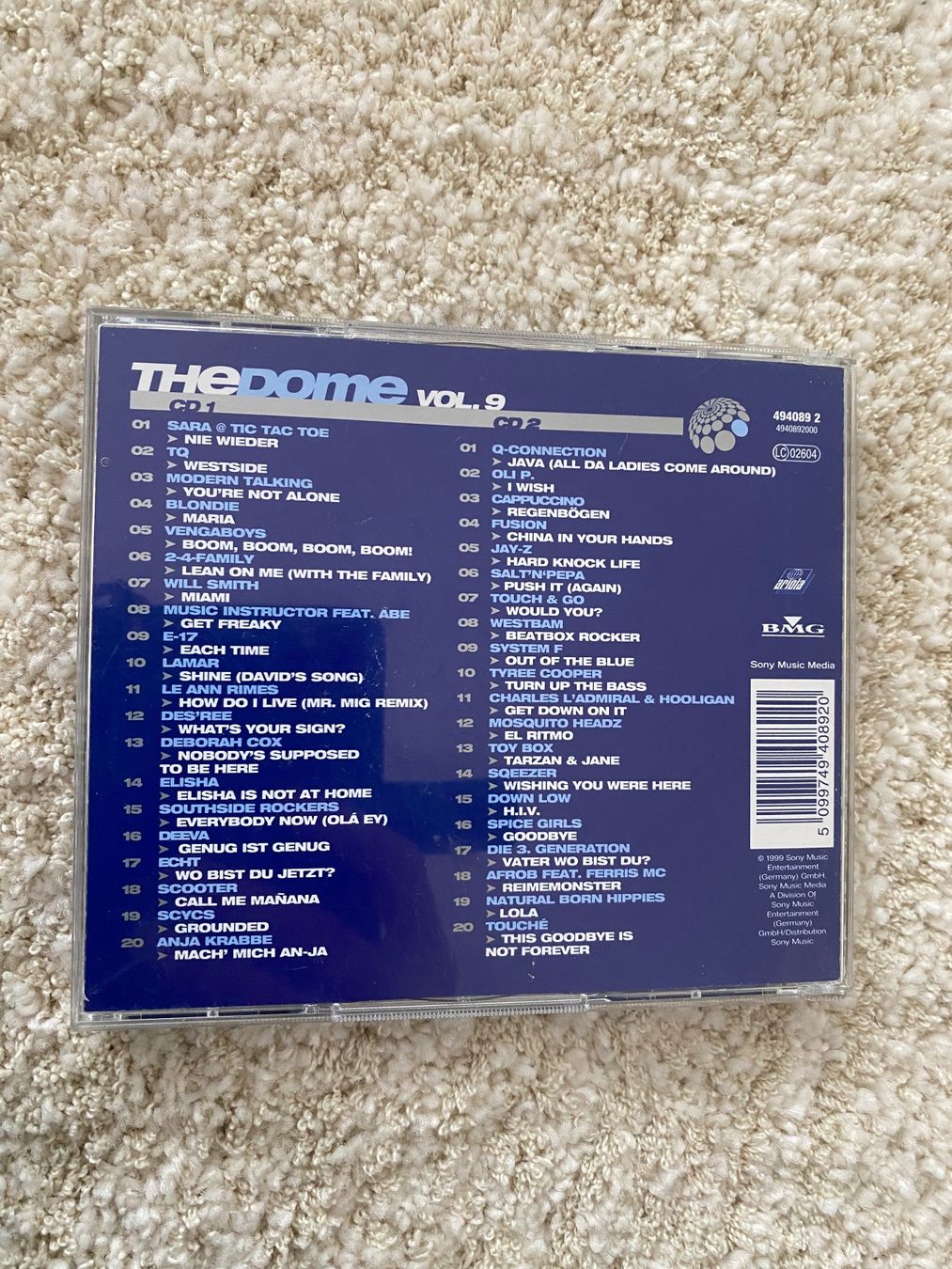 CD: The Dome Volume 9 Doppelcd – Usato da Trachslau venduto da RetoM1982 1