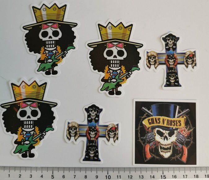 Guns N' Roses - 6 Sticker (Neu (gemäss Beschreibung)) in Wilen b ...