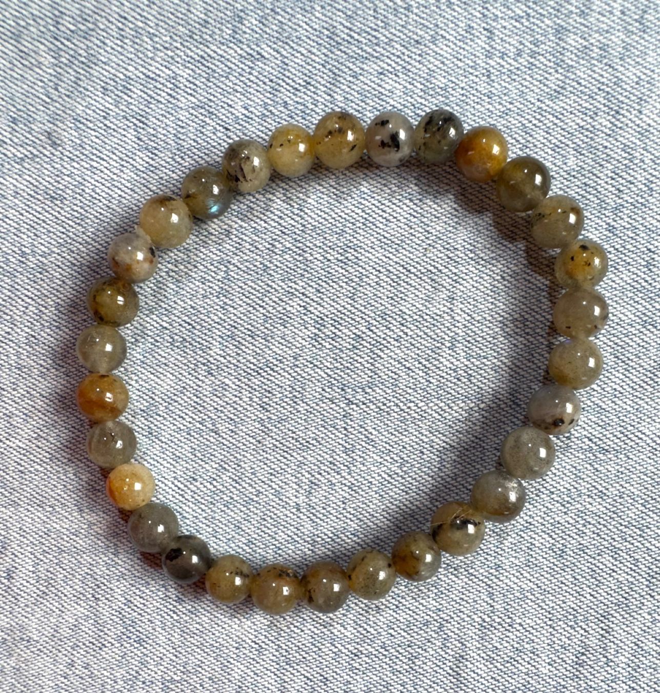 Bracciali & Braccialetti: Labradorit  Armband.   elast    TOP!!!  6mm   interessant – Nuovo e nell'imballaggio originale da Leuggern venduto da gemshow 4