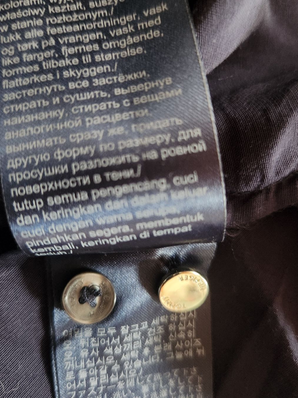 Tommy Hilfiger Camicette: Chemise Tommy Hilfiger bleue taille M  – Usato da Niedergösgen venduto da Eva2410 7