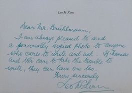 Leo McKern (1920-2002) Schauspieler - Autogramm