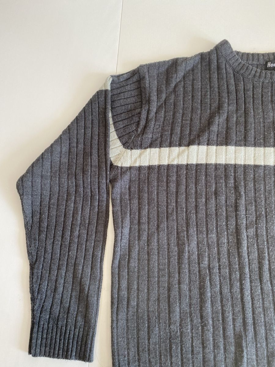 Maglioni & Felpe: Homebase Herrenpullover, Gr. L, Anthrazit gestreift – Usato da lommis venduto da inf_thv8 1