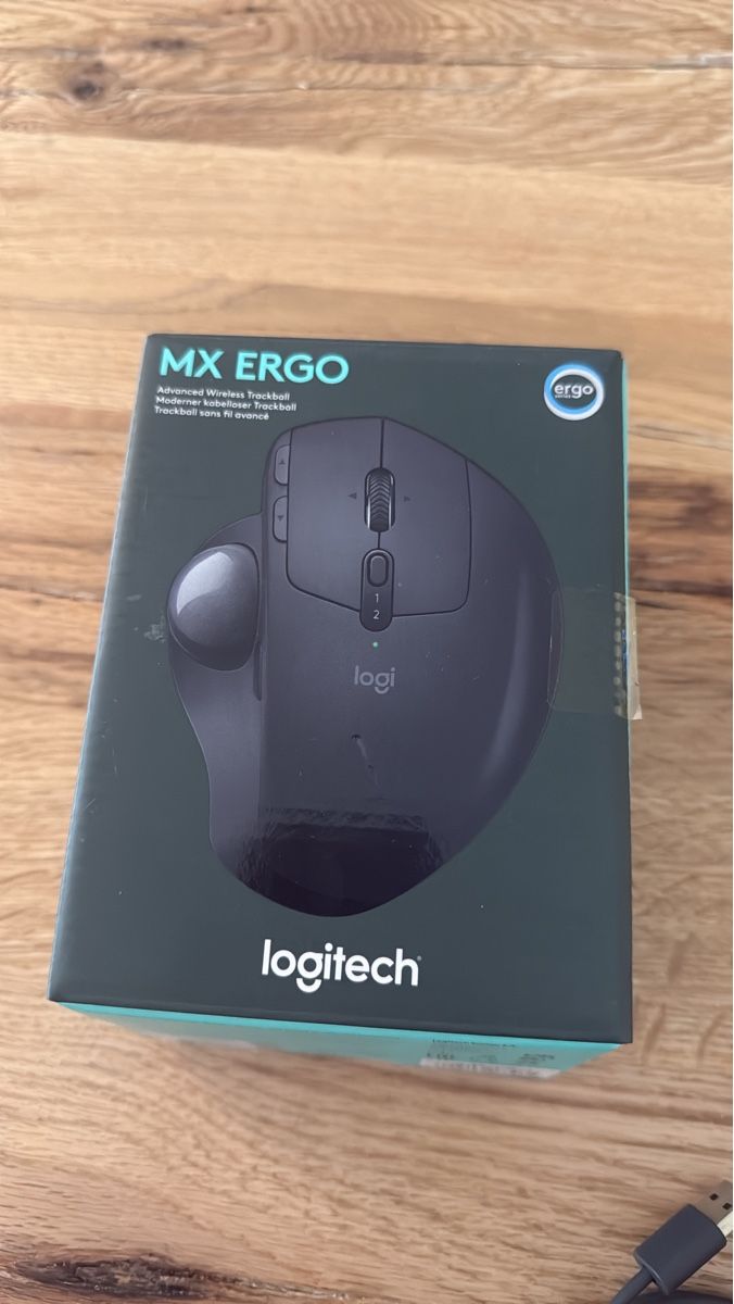 Logitech Mouse: Logitech MX Ergo Wireless Trackball Maus neu – Usato da Niederglatt ZH venduto da zuerich013