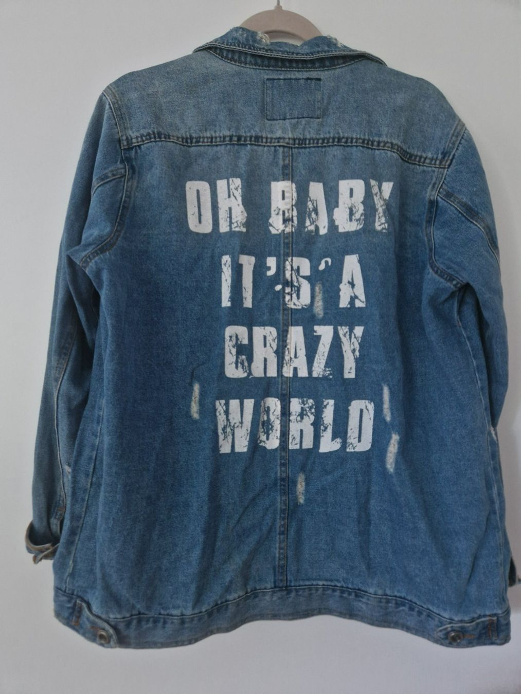 Only Giacche: Jeansjacke mit Print – Usato da Schinznach Dorf venduto da mast8919 1