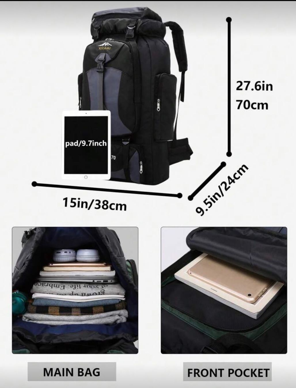 Zaini: Grosser Trekkingrucksack 70L – Nuovo e nell'imballaggio originale da Emmenbrücke venduto da ShopDirect 1