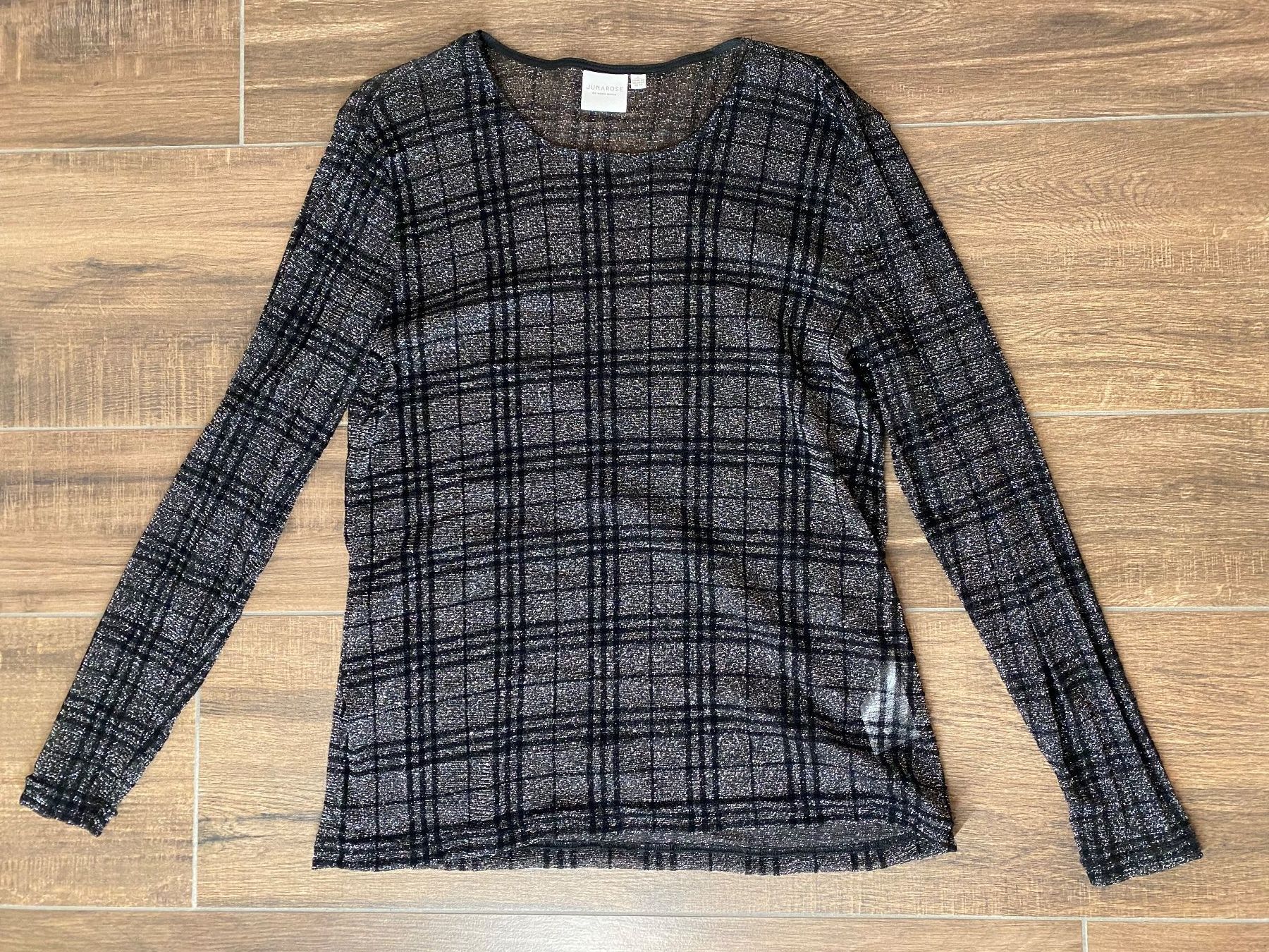 Vero Moda T-shirt: Junarose by Vero Moda Oberteil Glitzer Gr. L / 46 - 48 – Usato da Pratteln venduto da a23_j2gs