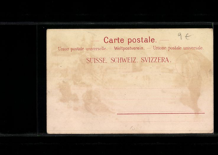 Cartoline postali: Litho Grindelwald, Bear Hotel u. Schlitt – Usato da Berlin venduto da bartko-reher 1