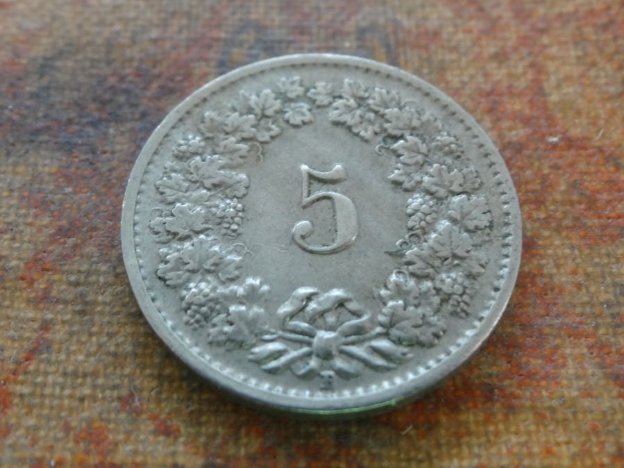 Toutes les monnaies: 5 Rp. 1955 – D'occasion à Romanel-sur-Lausanne par Swift13 1