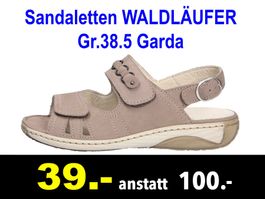🔴    Sandaletten WALDLÄUFER Gr.38.5 Garda /052C