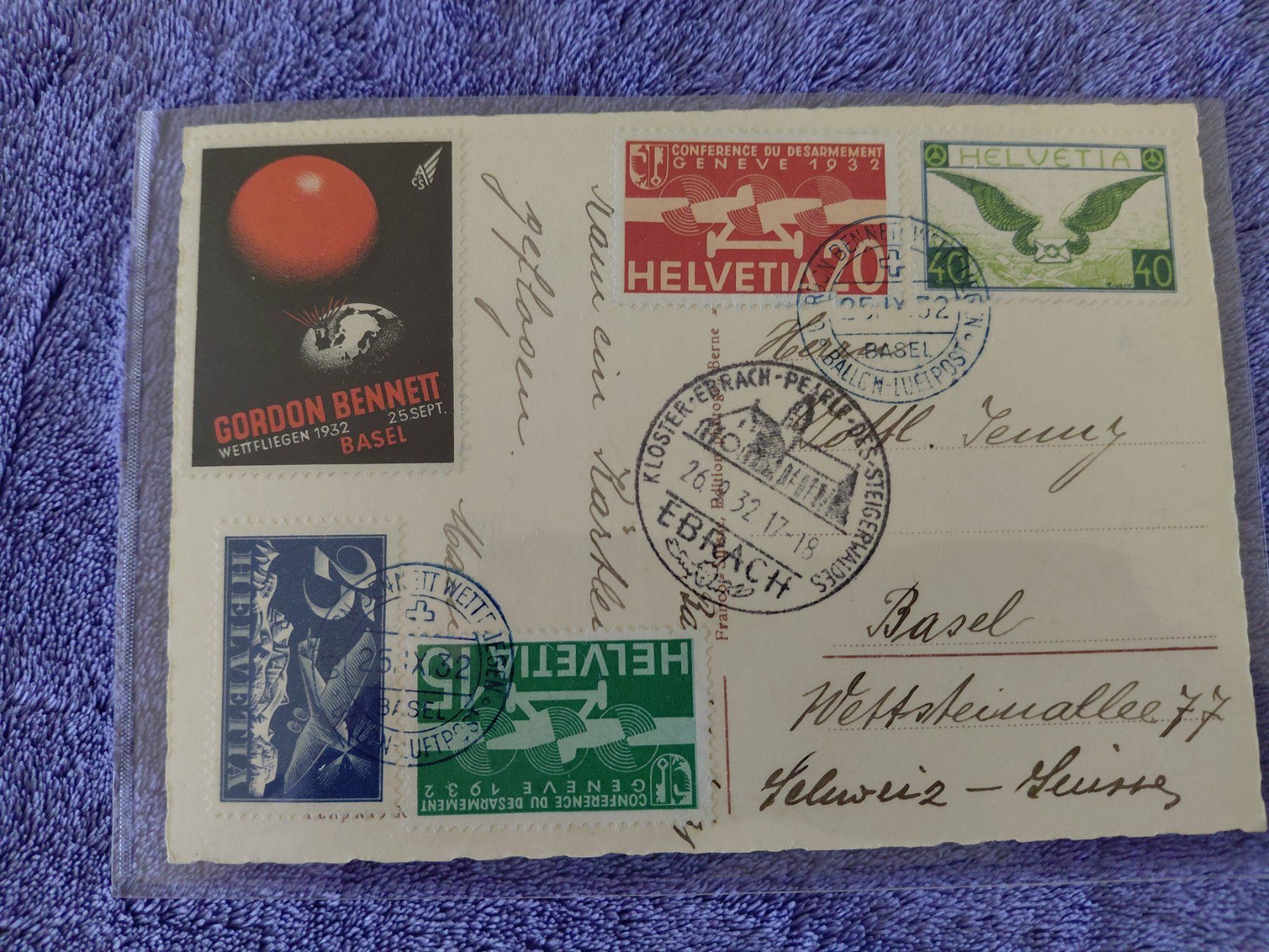 Tutti i francobolli: Schöne Flugpostkarte  1932 – Usato da Horw venduto da Onurb008