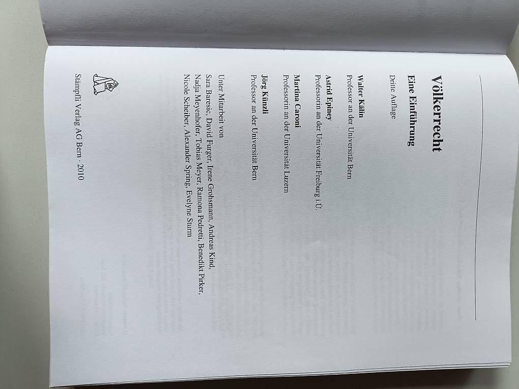 Libri: Völkerrecht - Eine Einführung – Usato da Oftringen venduto da sas_rkr5 2
