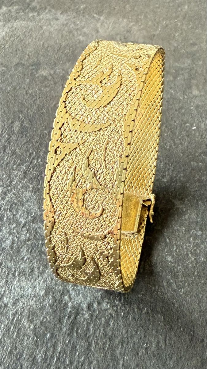 Bracciali & Braccialetti: Andreas Daub " Amerikaner A D " Double Plaqué Or Bracelet – Usato da Nyon venduto da stylevintage79 1