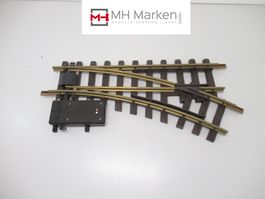 LGB 12050 Weiche R1 rechts + Antrieb Spur G IIm Anlage Gleis