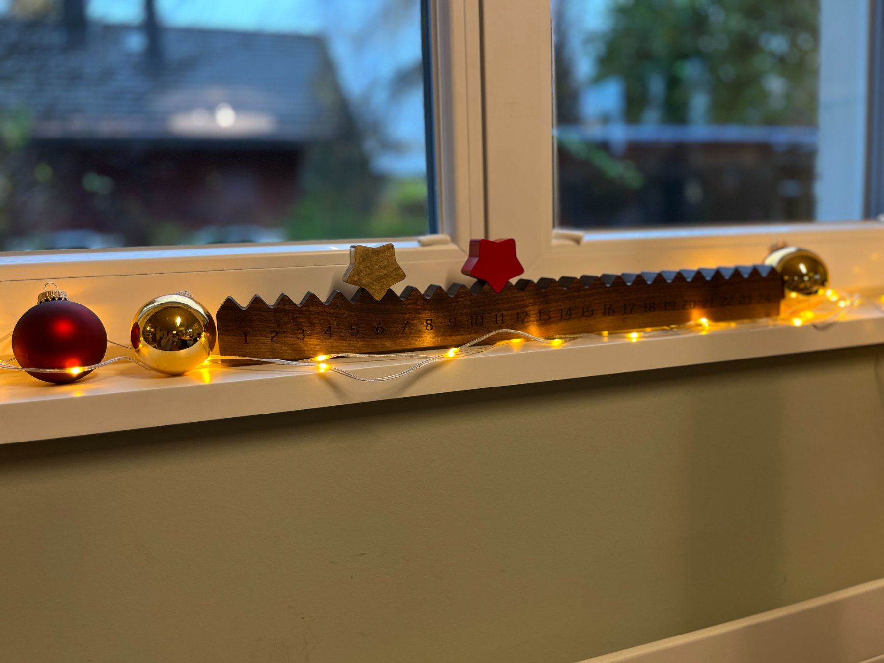 Alle Dekorationen: Adventskalender aus Nussbaumholz – Neu (gemäss Beschreibung) aus St. Gallen von thomas.geiselberger 8
