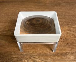 Original Vintage Leseglas/Lupe mit Ständer, 100x75 mm
