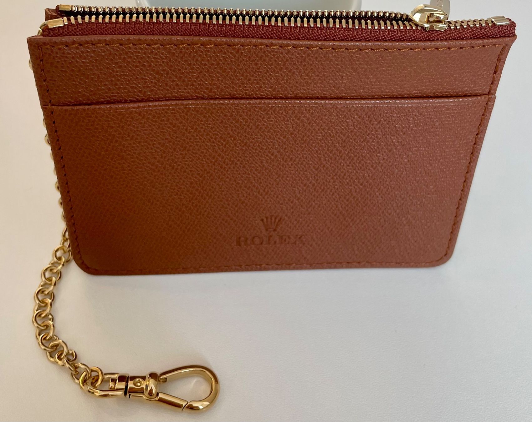 Rolex Borse: Original Rolex kleine Ledertasche mit Kette – Nuovo (secondo la descrizione) da Basel venduto da Ch2005