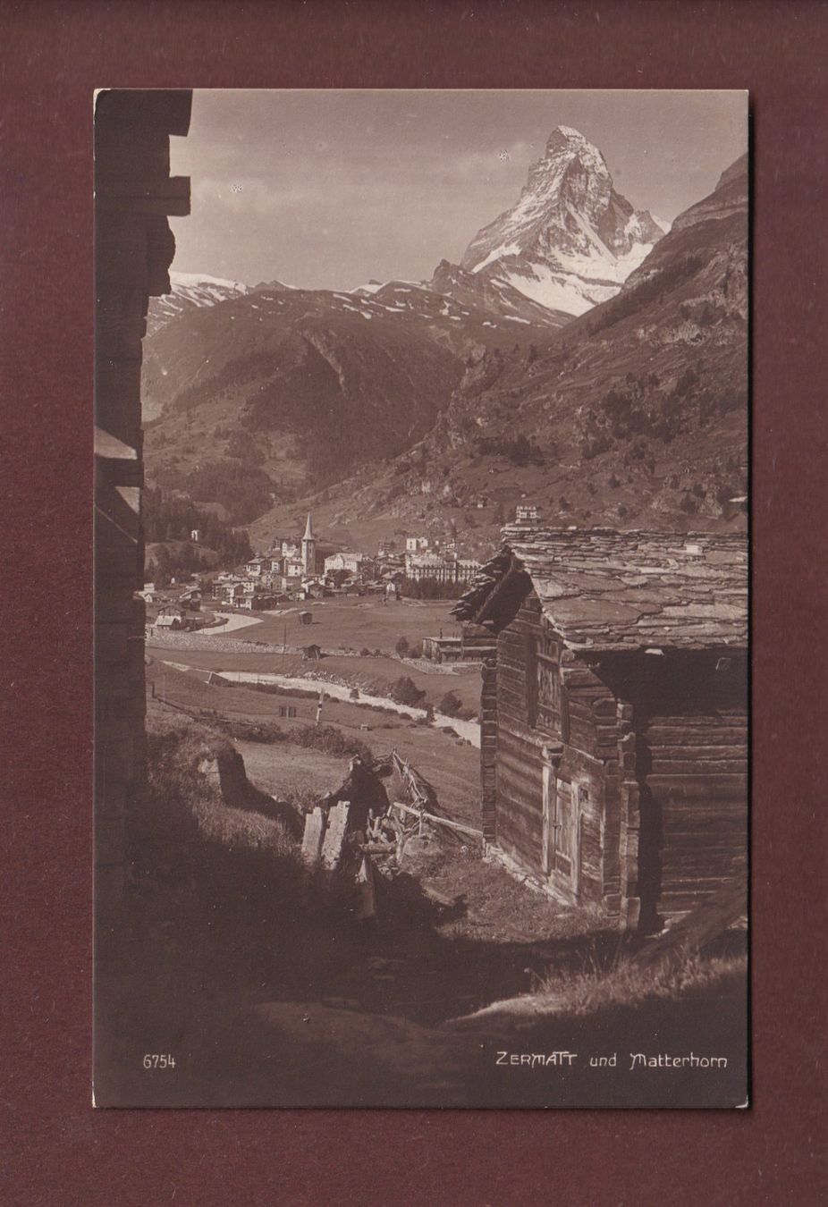 Cartoline postali: ZERMATT - Matterhorn – Usato da Pully venduto da nicecards