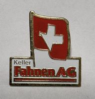 Pin Fahnen AG Keller Schweiz Metall Abzeichen guter Zustand