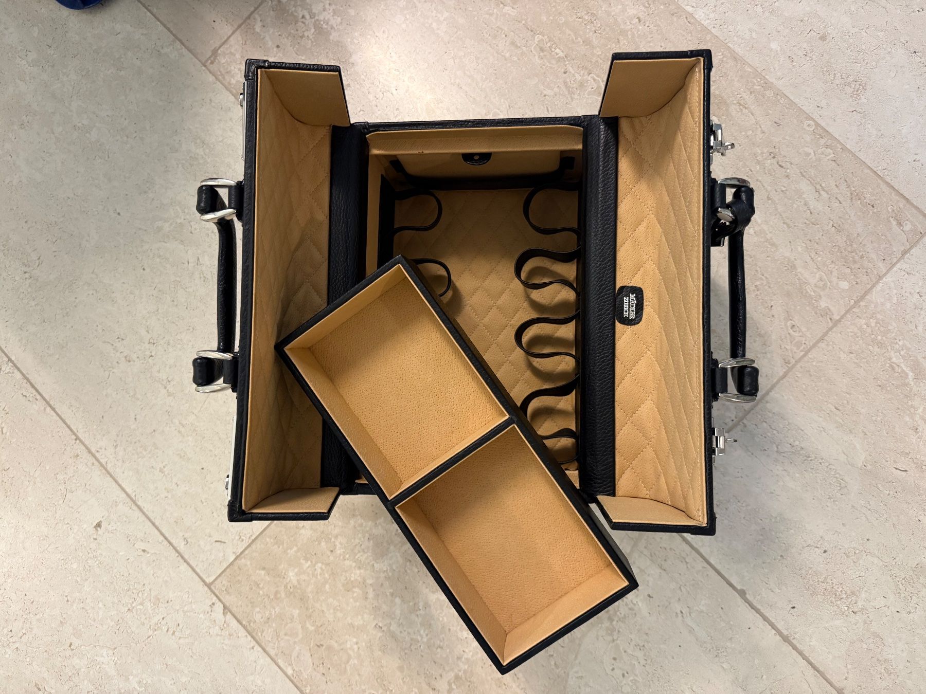 Custodie per cosmetici: Beauty-Case, Leder schwarz – Usato da Freienbach venduto da GaWi1234 1