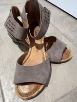 Gabor Sandalen, Gr. 38, grau  - Sommer Sale!