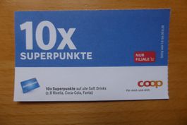 Coop Superpunkte 10x Soft-Drinks - 1.06.26 - 30.06.26
