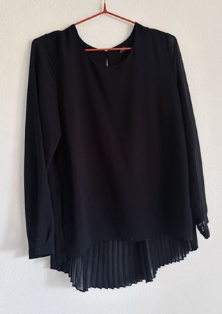 Tunika Bluse schwarz
