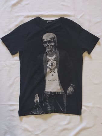 T-shirt BLACKROCK imprimé tête de mort taille M 