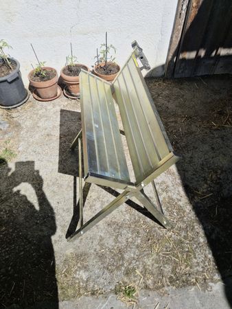 Sägebock mit Kettensägenhalterung