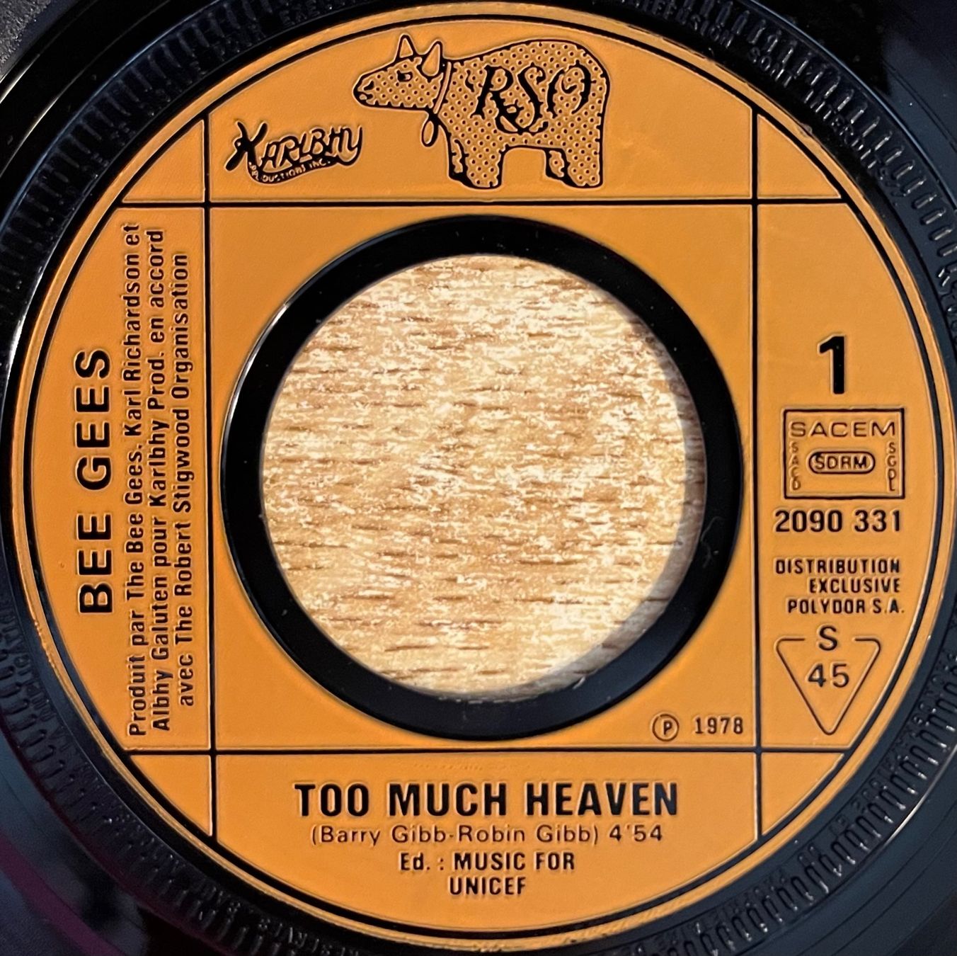 Schallplatten: BEE GEES - TOO MUCH HEAVEN – Gebraucht aus Bussigny von vinyl-pas-cher 2
