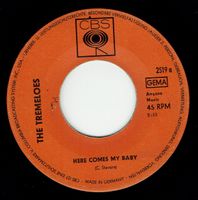 The Tremeloes – Here Comes My Baby , Vinyl Single 7"