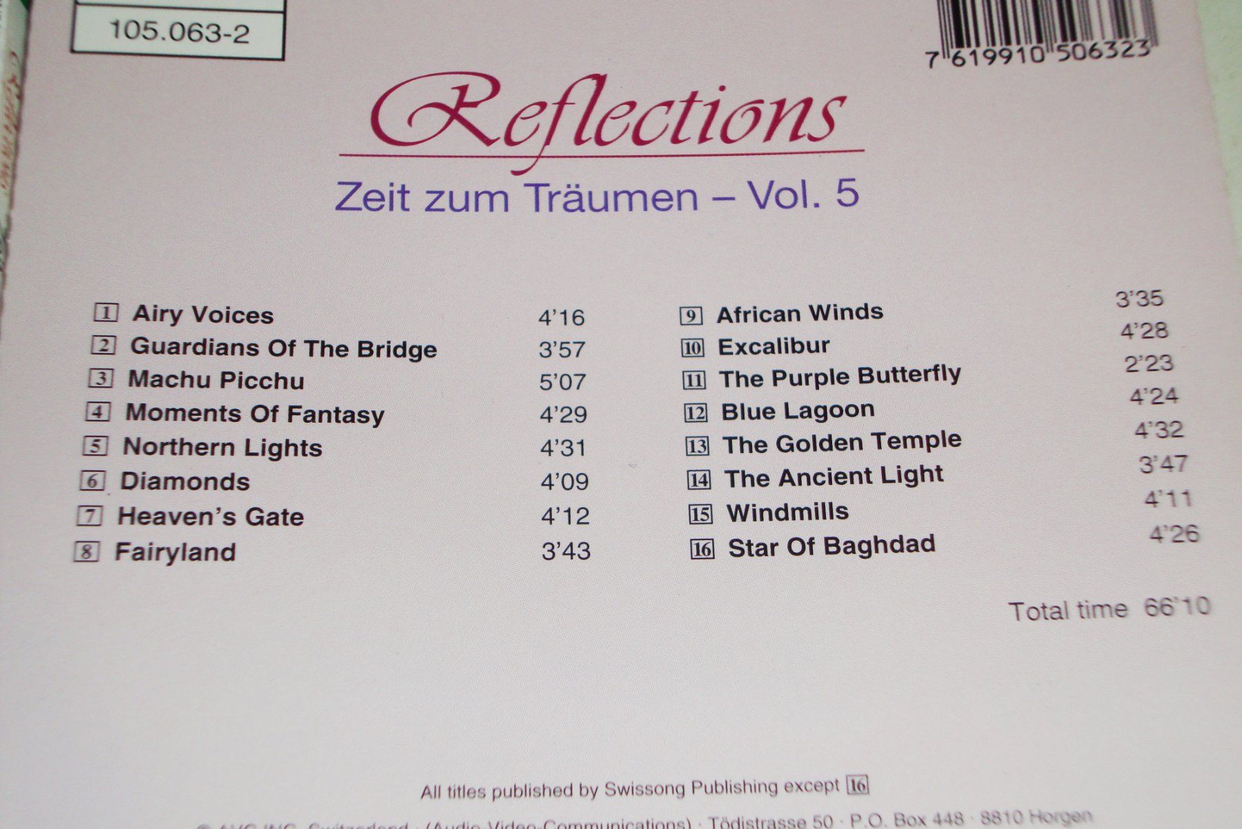 CD: 2CD's - Reflections - Zeit zum Träumen – Usato da Unterbäch venduto da xazuq 3