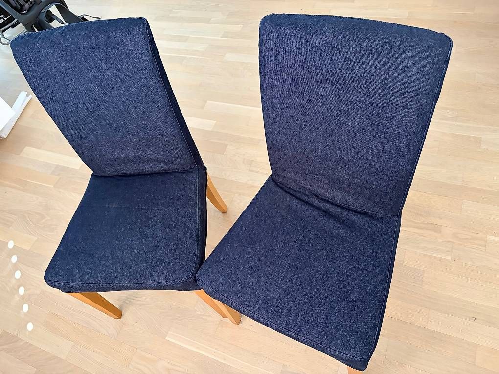 Ikea Chaises: 2 chaises IKEA HENRIKSDAL bleu foncé – D'occasion à Le Grand-Saconnex par yna_t968