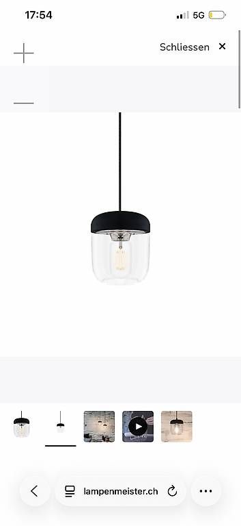 Lustres & lampes de plafonds: Pendelleuchte 3 flammig – D'occasion à Gümligen par ela.22 2
