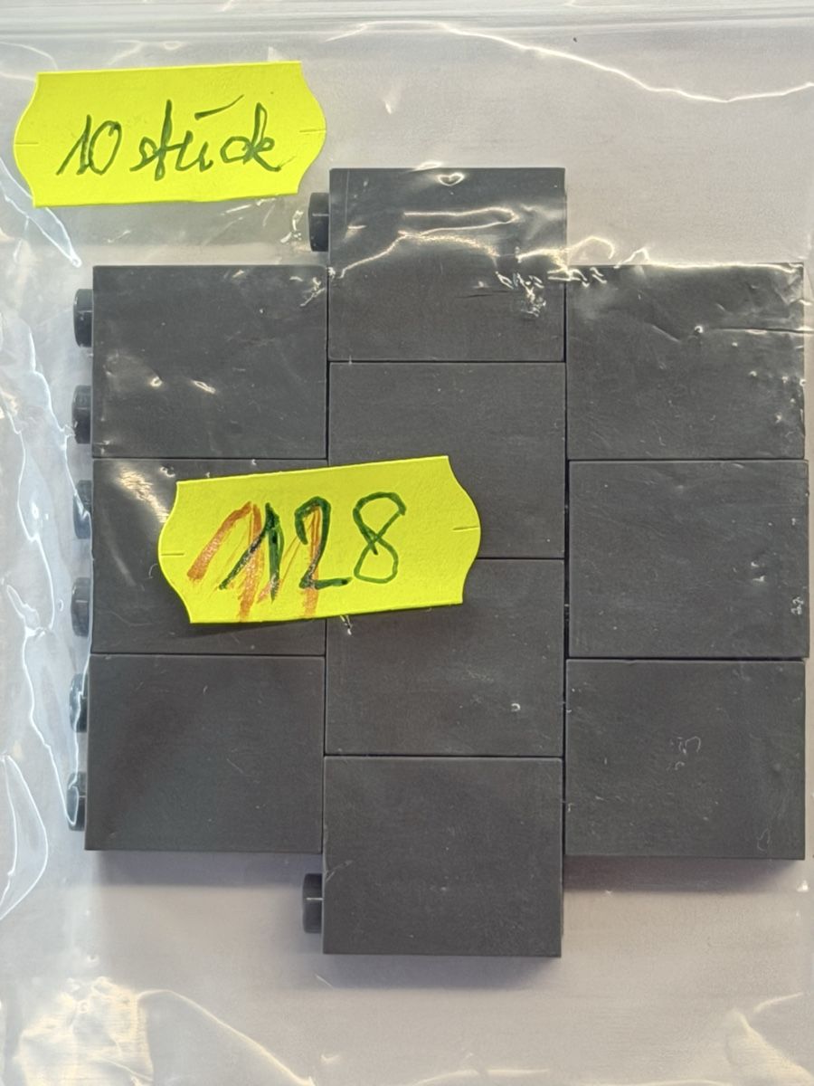 Lego Giocattoli: Lego Steine 2x2 Dunkelgrau, 10 Stk. – Usato da Rheinfelden venduto da zim_2hqc 1