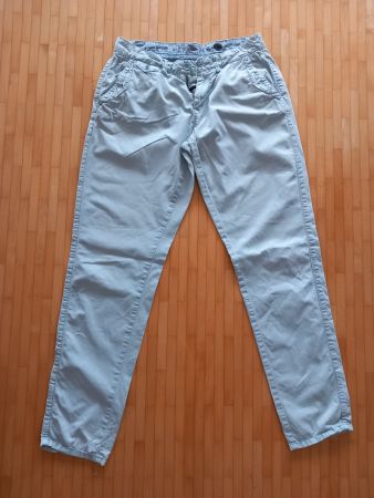 S.Oliver Chino Sommer Hose, hellblau, Gr.32/32, neuwertig