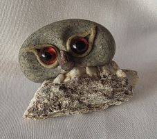Eule Figur Naturstein Handgemacht wunder schön sie Foto