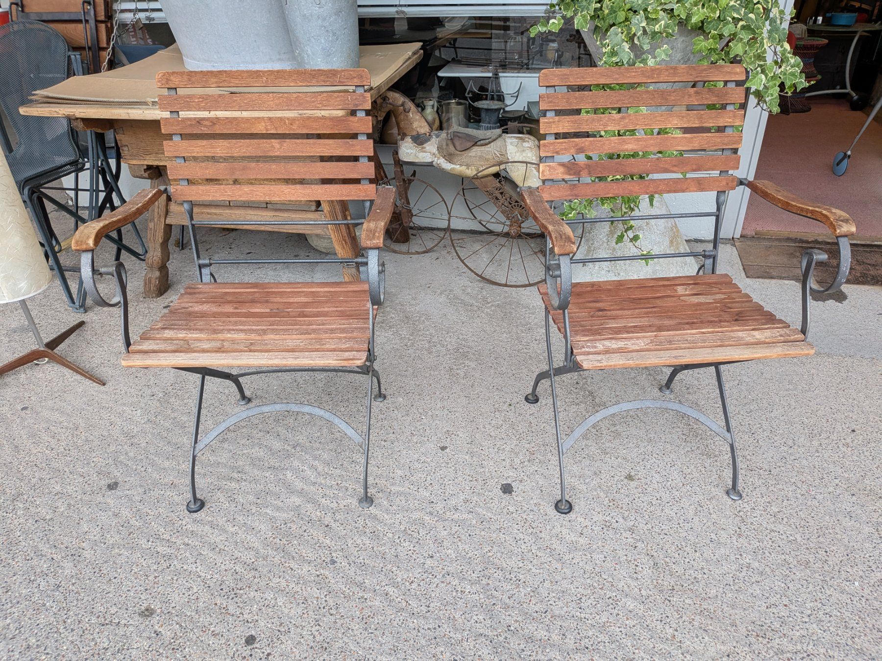 Sedie: 2 Gartenstühle mit Armlehnen – Usato da Emmen venduto da magelan